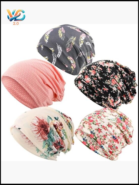 Slouchy Beanie Hat Stretch Chemo Headwrap Sleep Scarf Cancer  display picture 1